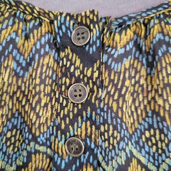 EC MIMI CHICA SHEER CHEVRON DRESS SZ.L - Picture 3 of 5